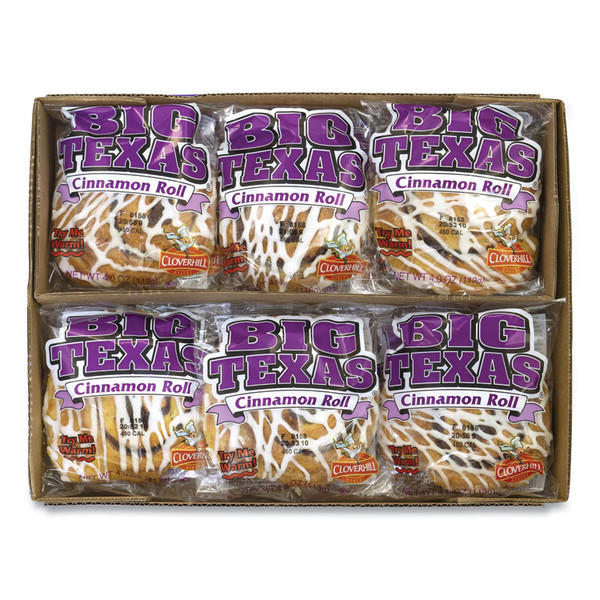 Big Texas Cinnamon Roll, 4 oz, 12/Box, Delivered in 1-4 Business Days [SKU: GRR90000135]