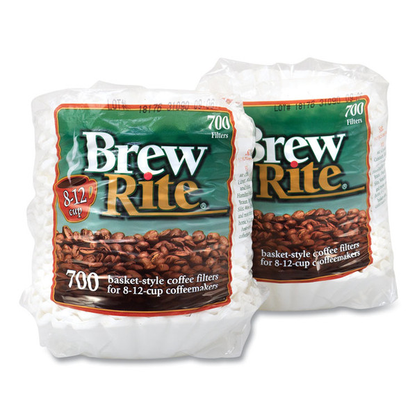 Basket Coffee Filters, 8 to 12 Cup Size, 700/Bag, 2 Bags/Pack, Delivered in 1-4 Business Days [SKU: GRR90000152]