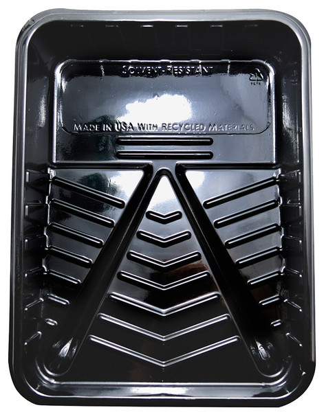 RollerLite PET-100 Recycled Roller Tray, 9 in L, Plastic, Black [SKU: ORG4339743]