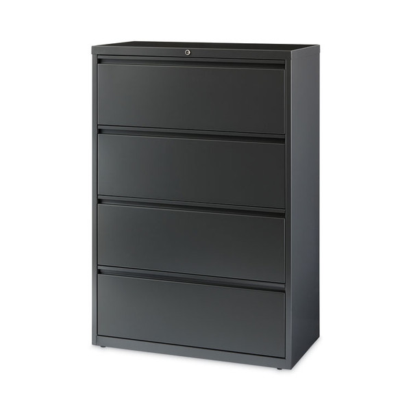 Lateral File Cabinet, 4 Letter/Legal/A4-Size File Drawers, Charcoal, 36 x 18.62 x 52.5 [SKU: HID16067]