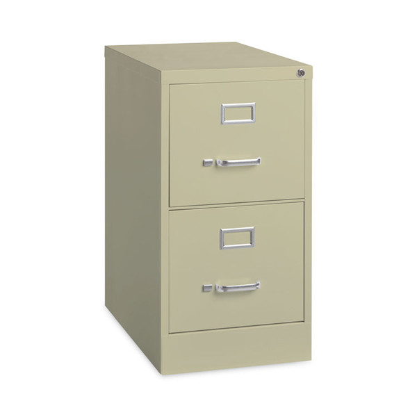 Vertical Letter File Cabinet, 2 Letter-Size File Drawers, Putty, 15 x 22 x 28.37 [SKU: HID17889]