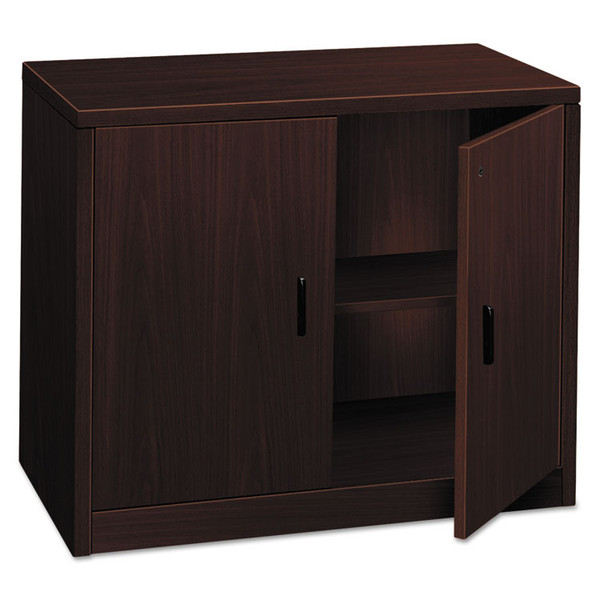10500 Series Storage Cabinet w/Doors, 36w x 20d x 29.5h, Mahogany [SKU: HON105291NN]