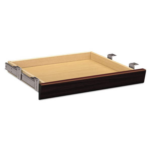 Laminate Angled Center Drawer, 22w x 15.38d x 2.5h, Mahogany [SKU: HON1522N]