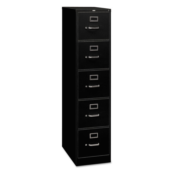 310 Series Vertical File, 5 Legal-Size File Drawers, Black, 18.25" x 26.5" x 60 [SKU: HON315CPP]