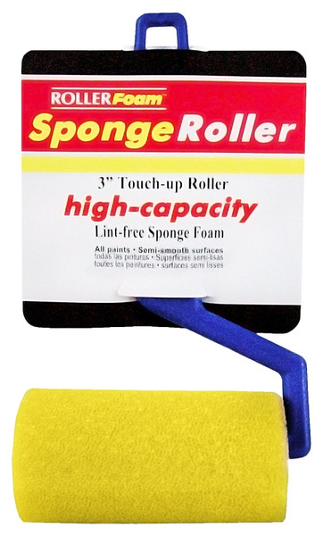 RollerLite High-Capacity 3PF-038 Mini Roller Assembly, 3/8 in Nap, Foam Cover, 3 in L Roller [SKU: ORG4340386]
