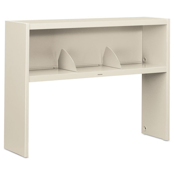 38000 Series Stack On Open Shelf Hutch, 48w x 13.5d x 34.75h, Light Gray [SKU: HON386548NQ]