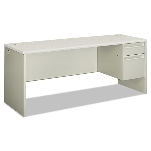 38000 Series Single Pedestal Credenza, Right, 72w x 24d x 29.5h, Silver/Gray [SKU: HON38856RB9Q]