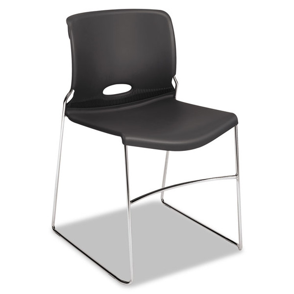 Olson Stacker High Density Chair, Supports Up to 300 lb, 17.75" Seat Height, Lava Seat, Lava Back, Chrome Base, 4/Carton [SKU: HON4041LA]