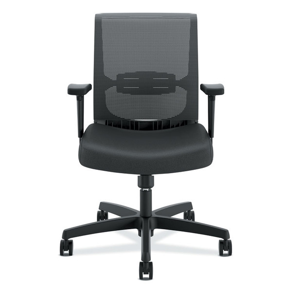 Convergence Mid-Back Task Chair, Swivel-Tilt, Supports Up to 275 lb, 15.75" to 20.13" Seat Height, Black [SKU: HONCMS1AUR10]