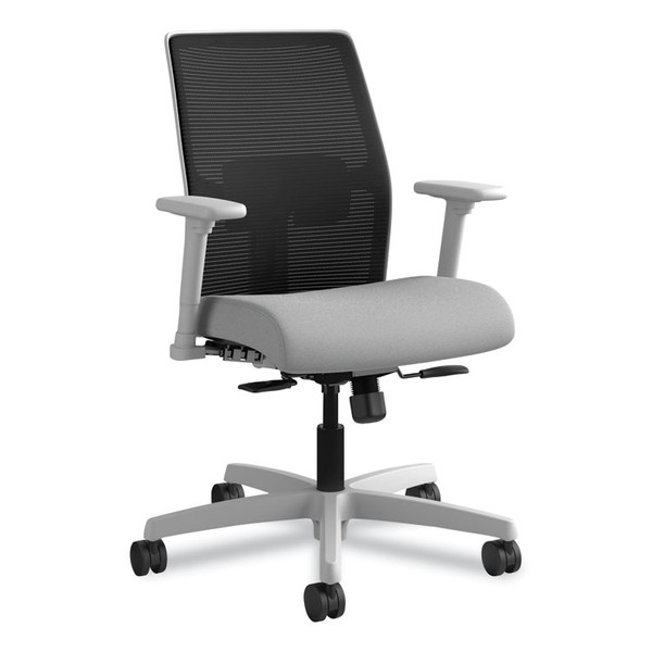 Ignition 2.0 4-Way Stretch Low-Back Mesh Task Chair, Supports Up to 300 lb, Frost Seat, Charcoal Back, Titanium Base [SKU: HONI2L1IMLC22IK]