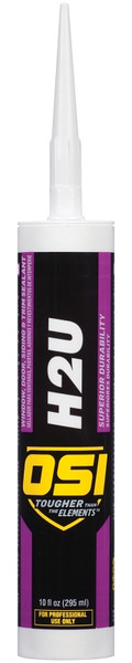 OSI 1256934 Window/Door/Siding Sealant, White, 1 to 14 Days Curing, >40 deg F, 10 fl-oz Cartridge [SKU: ORG9864893]