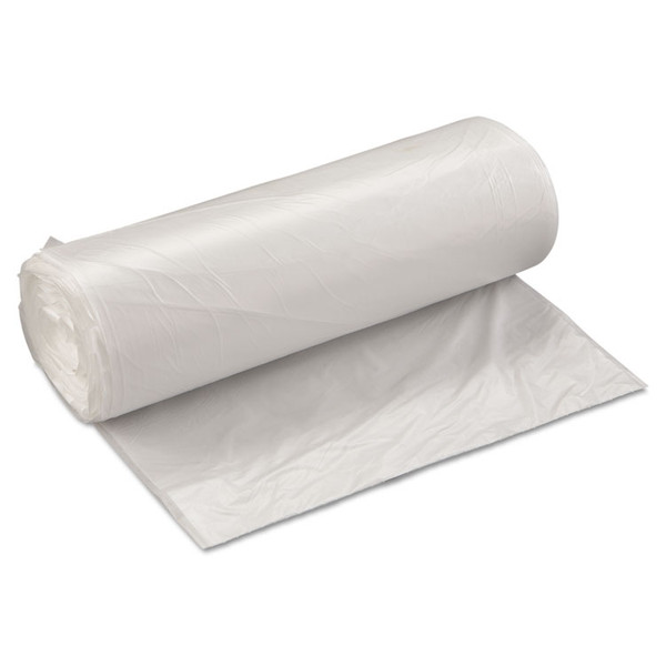 High-Density Commercial Can Liners Value Pack, 60 gal, 19 microns, 38" x 58", Clear, 25 Bags/Roll, 6 Rolls/Carton [SKU: IBSVALH3860N22]