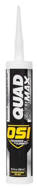 OSI QUAD MAX 1868687 Sealant, Black, -14 to 158 deg F, 9.5 oz Cartridge [SKU: ORG7194939]