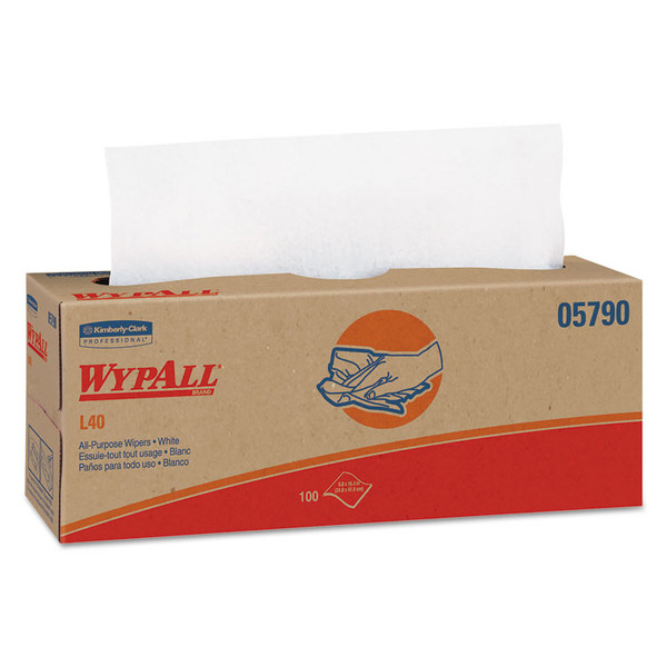 L40 Towels, POP-UP Box, 16.4 x 9.8, White, 100/Box, 9 Boxes/Carton [SKU: KCC05790]