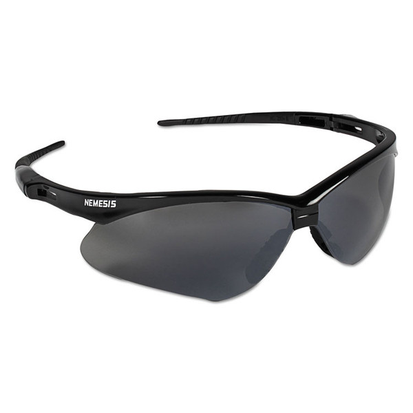 V30 Nemesis Safety Glasses, Black Frame, Smoke Lens [SKU: KCC25688]