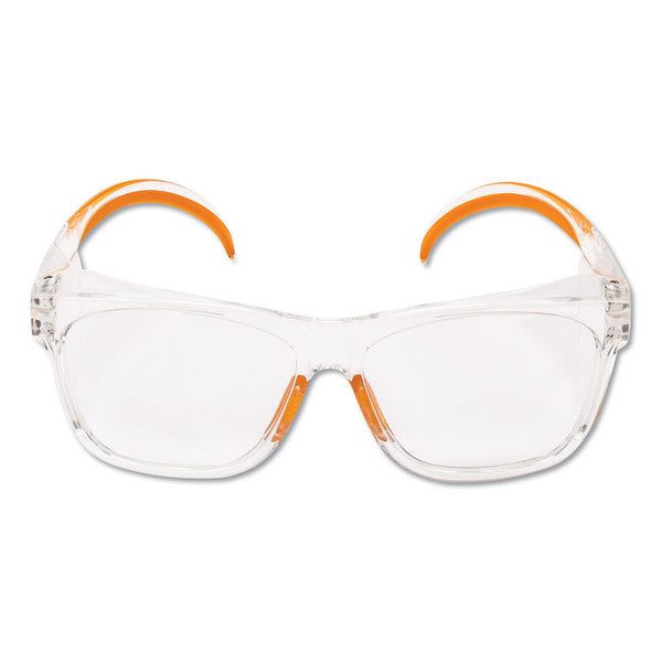 Maverick Safety Glasses, Clear/Orange, Polycarbonate Frame, 12/Box [SKU: KCC49301]