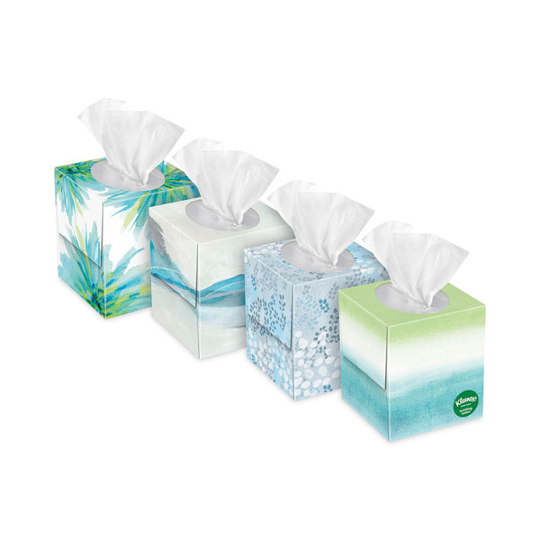 Lotion Facial Tissue, 3-Ply, White, 60 Sheets/Box, 27 Boxes/Carton [SKU: KCC54271]