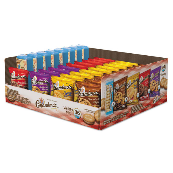 Cookies Variety Tray 36 Count, 2.5 oz Packs [SKU: LAY14867]