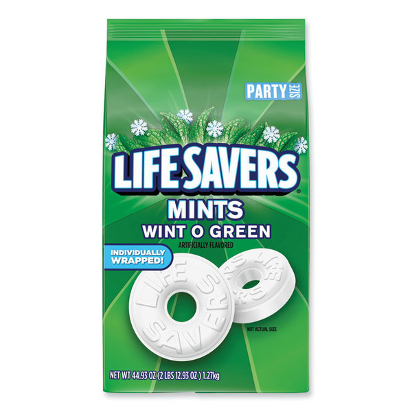 Hard Candy Mints, Wint-O-Green, 44.93 oz Bag [SKU: LFS21524]