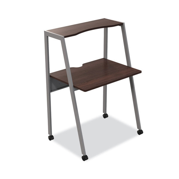 Kompass Flexible Home/Office Desk, 33" x 23.4" x 48", Mocha [SKU: LITSH764MOC]