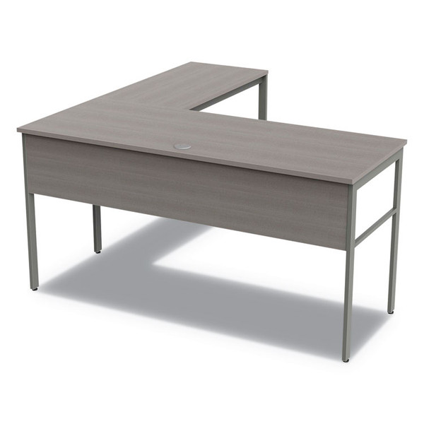 Urban Series L- Shaped Desk, 59" x 59" x 29.5", Ash [SKU: LITUR602ASH]