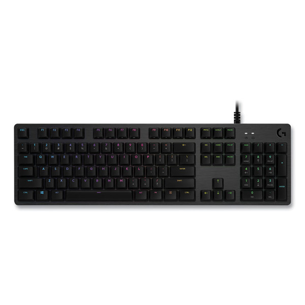 G512 LIGHTSYNC RGB Mechanical Gaming Keyboard, GX Brown Tactile, Carbon [SKU: LOG920009342]