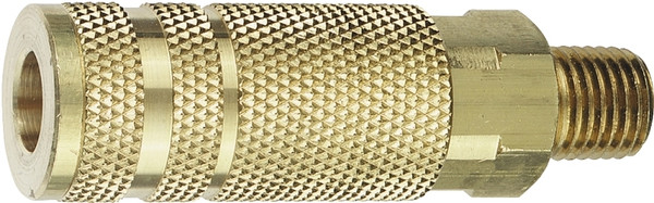 Tru-Flate 13-425 Coupler, 1/4 in, MNPT, Steel [SKU: ORG6277511]