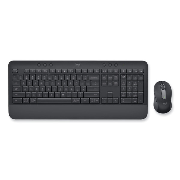 Signature MK650 Wireless Keyboard and Mouse Combo for Business, 2.4 GHz Frequency/32 ft Wireless Range, Graphite [SKU: LOG920010909]