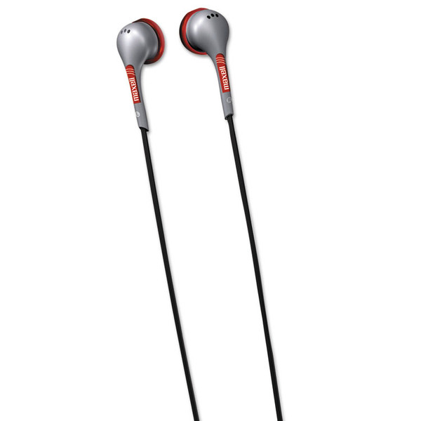 EB125 Digital Stereo Binaural Ear Buds for Portable Music Players, Silver [SKU: MAX190568]