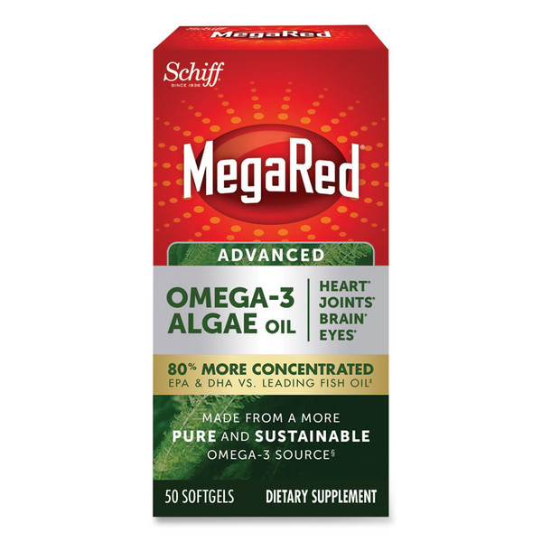 Advanced Omega-3 Algae Oil, 50 Count [SKU: MEG10447]
