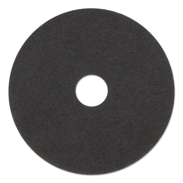 Low-Speed Stripper Floor Pad 7200, 17" Diameter, Black, 5/Carton [SKU: MMM08379]