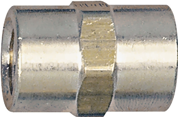 Tru-Flate 21-515 Air Line Coupling, 1/4 in, FNPT, Brass [SKU: ORG6547566]