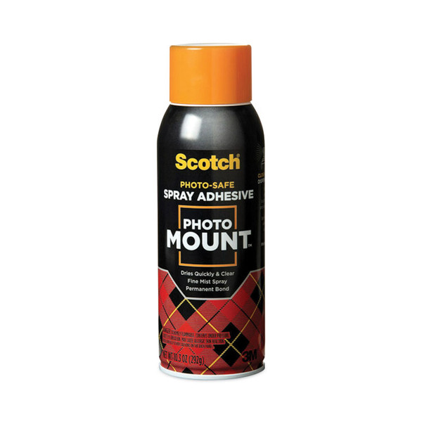 Photo Mount Spray Adhesive, 10.25 oz, Dries Clear [SKU: MMM6094]