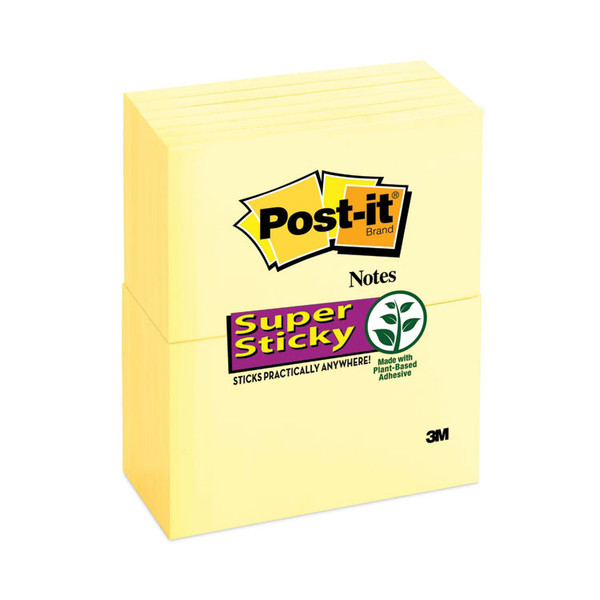 Pads in Canary Yellow, 3" x 5", 90 Sheets/Pad, 12 Pads/Pack [SKU: MMM65512SSCY]