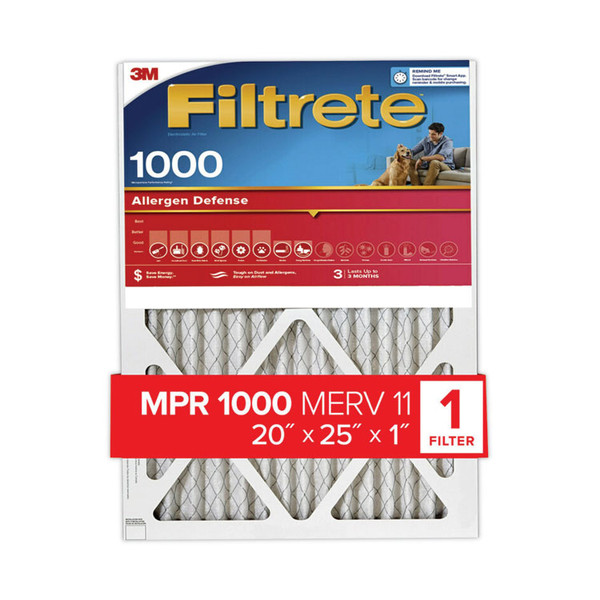 Allergen Defense Air Filter, 20 x 25 [SKU: MMM70071355948]