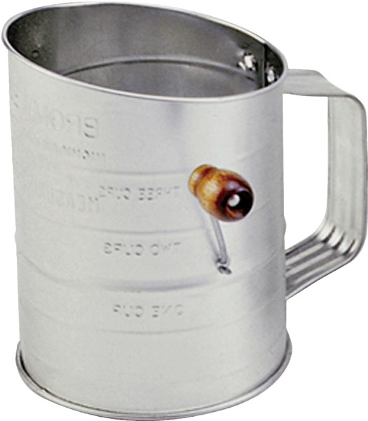 NORPRO 136 Rotary Flour Sifter, 24 oz Capacity, 6 in H, Stainless Steel [SKU: ORG6231757]