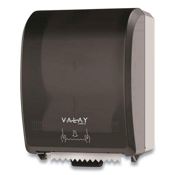 Valay Controlled Towel Dispenser, I-Notch, 12.3 x 9.3 x 15.9, Black [SKU: MORI8000]