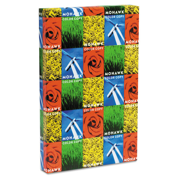 Color Copy 98 Paper and Cover Stock, 98 Bright, 28 lb Bond Weight, 18 x 12, Bright White, 500/Ream [SKU: MOW12207]