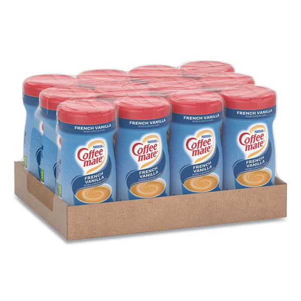 Non-Dairy Powdered Creamer, French Vanilla, 15 oz Canister, 12/Carton [SKU: NES35775CT]