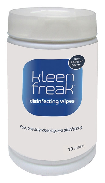 WAXMAN kleen freak 3050100 Hand Disinfecting Wipes, 5.51 in L, 7.87 in W, Unscented [SKU: ORG4739702]