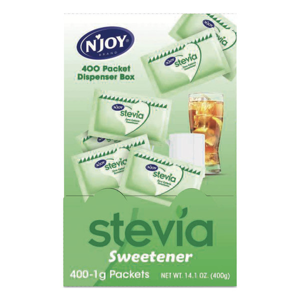 Stevia Artificial Sweetener, 0.4 oz. 400 Packets/Box [SKU: NJO83221]