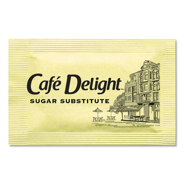 Yellow Sweetener Packets, 0.08 g Packet, 2000 Packets/Box [SKU: OFX45304]