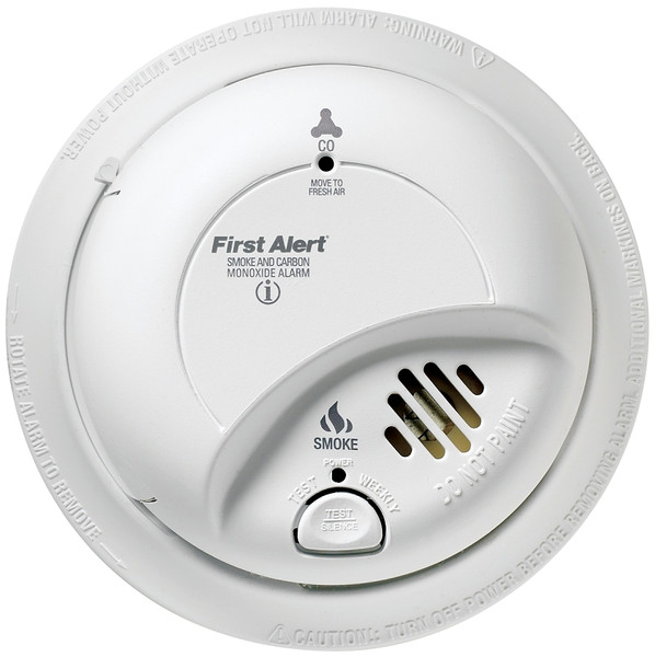 FIRST ALERT SCO2B Single Gas Detector, 10 ft, 85 dB, Alarm: Audible/Visual, Electrochemical Sensor, White [SKU: ORG7589997]