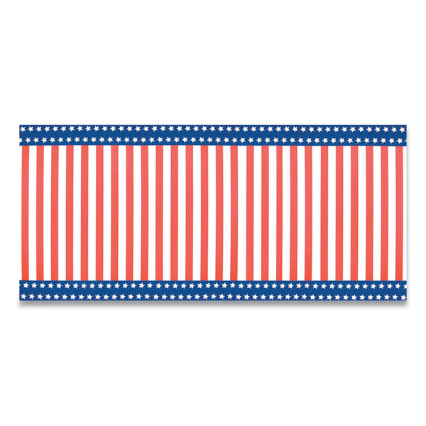 Corobuff Corrugated Paper Roll, 48" x 25 ft, Stars and Stripes [SKU: PAC0019841]