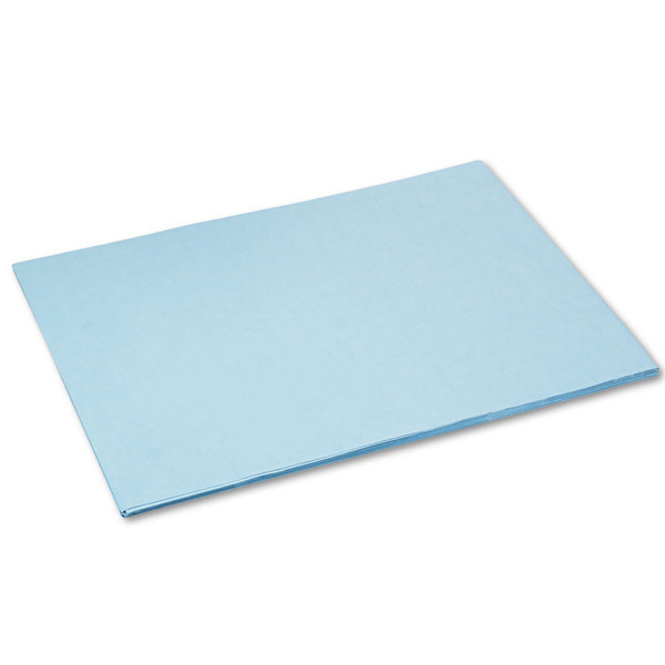 Tru-Ray Construction Paper, 76 lb Text Weight, 18 x 24, Sky Blue, 50/Pack [SKU: PAC103080]