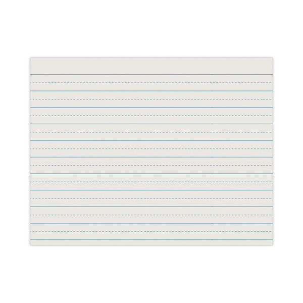 Alternate Dotted Newsprint Paper, 3/4" Two-Sided Long Rule, 8.5 x 11, 500/Pack [SKU: PAC2622]
