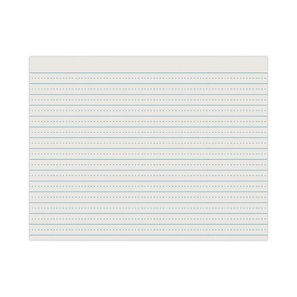 Alternate Dotted Newsprint Paper, 1/2" Two-Sided Long Rule, 8.5 x 11, 500/Pack [SKU: PAC2623]