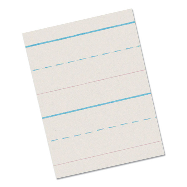 Multi-Program Handwriting Paper, 30 lb Bond Weight, 5/8" Long Rule, Two-Sided, 8.5 x 11, 500/Pack [SKU: PAC2692]