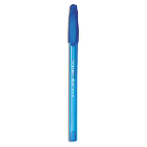 InkJoy 100 Ballpoint Pen, Stick, Medium 1 mm, Blue Ink, Blue Barrel, Dozen [SKU: PAP1951256]