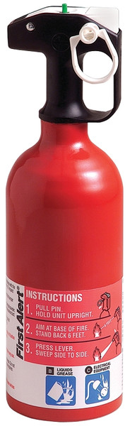 FIRST ALERT AUTO5 Fire Extinguisher, 1.4 lb Capacity, Sodium Bicarbonate, 5-B:C Class [SKU: ORG8905176]
